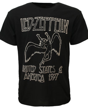 Band Merchandise Led Zeppelin USA '77 T-Shirt Band Merchandise Led Zeppelin USA '77 T-Shirt