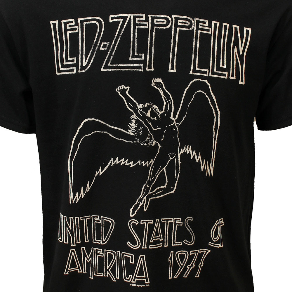 Band Merchandise Led Zeppelin USA '77 T-Shirt - Officiële Merchandise Band Merchandise Led Zeppelin USA '77 T-Shirt - Officiële Merchandise