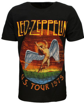 Band Merchandise Led Zeppelin USA Tour 1975 T-Shirt Band Merchandise Led Zeppelin USA Tour 1975 T-Shirt