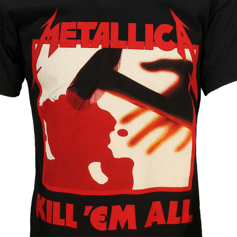 Band Merchandise Metallica Kill Em All Album T-Shirt - Official Merchandise Band Merchandise Metallica Kill Em All Album T-Shirt - Official Merchandise