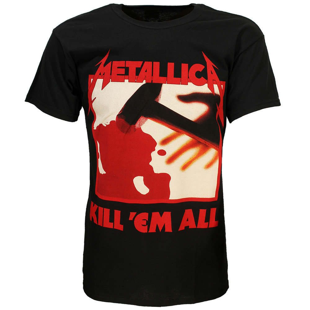 Band Merchandise Metallica Kill Em All Album T-Shirt - Official Merchandise Band Merchandise Metallica Kill Em All Album T-Shirt - Official Merchandise