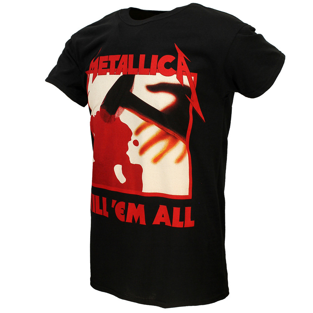 Band Merchandise Metallica Kill Em All Album T-Shirt - Official Merchandise Band Merchandise Metallica Kill Em All Album T-Shirt - Official Merchandise