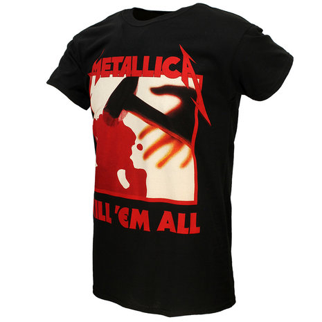 Band Merchandise Metallica Kill Em All Album T-Shirt - Official Merchandise Band Merchandise Metallica Kill Em All Album T-Shirt - Official Merchandise