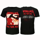 Band Merchandise Metallica Kill Em All Album T-Shirt