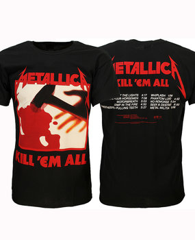 Band Merchandise Metallica Kill Em All Album T-Shirt Band Merchandise Metallica Kill Em All Album T-Shirt