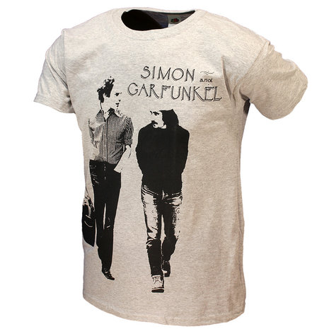 Band Merchandise Simon & Garfunkel Walking T-Shirt - Official Merchandise Band Merchandise Simon & Garfunkel Walking T-Shirt - Official Merchandise