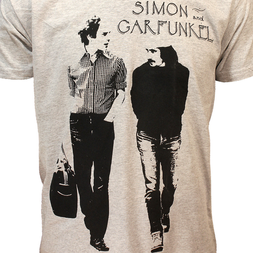 Band Merchandise Simon & Garfunkel Walking T-Shirt - Official Merchandise Band Merchandise Simon & Garfunkel Walking T-Shirt - Official Merchandise