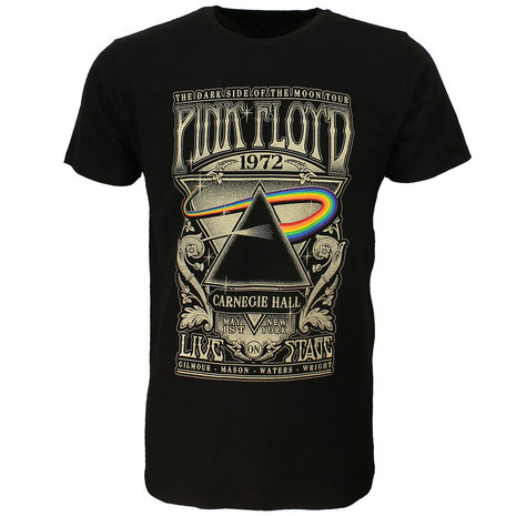 Band Merchandise Pink Floyd Carnegie Hall Band T-Shirt – Offizielles Merchandise Band Merchandise Pink Floyd Carnegie Hall Band T-Shirt – Offizielles Merchandise