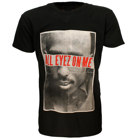 Band Merchandise Tupac 2PAC All Eyez T-Shirt - Official Merchandise Band Merchandise Tupac 2PAC All Eyez T-Shirt - Official Merchandise