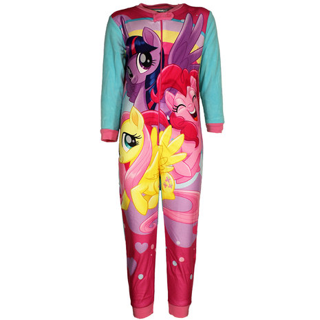 My Little Pony My Little Pony Fleece-Einteiler-Pyjama für Kinder, Blau – Offizielles Merchandise My Little Pony My Little Pony Fleece-Einteiler-Pyjama für Kinder, Blau – Offizielles Merchandise