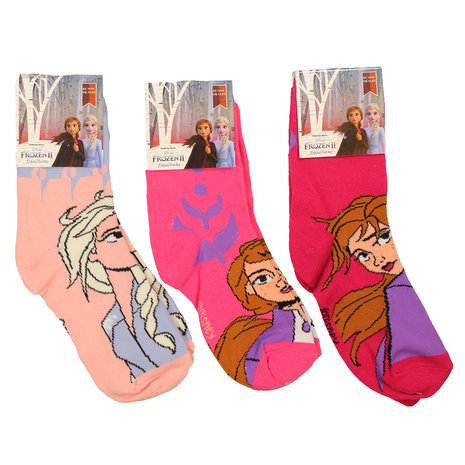 Disney Frozen 3-Pack Kids Socks - Official Merchandise Disney Frozen 3-Pack Kids Socks - Official Merchandise