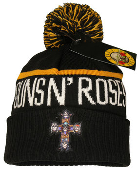 Band Merchandise Guns N' Roses Bobble Beanie Hat Band Merchandise Guns N' Roses Bobble Beanie Hat