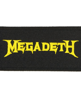 Band Merchandise Megadeth Standard Logo Patch Band Merchandise Megadeth Standard Logo Patch