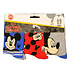 Mickey Mouse Kids 3 Paar Sokken Set Blauw / Rood / Grijs Mickey Mouse Kids 3 Paar Sokken Set Blauw / Rood / Grijs