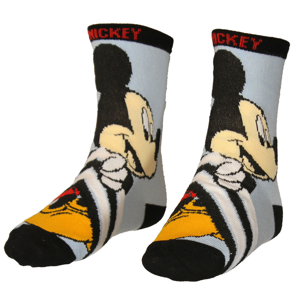 Mickey Mouse Mickey Mouse Kinder-Socken-Set, 3 Paar, Blau/Grau/Rot Mickey Mouse Mickey Mouse Kinder-Socken-Set, 3 Paar, Blau/Grau/Rot