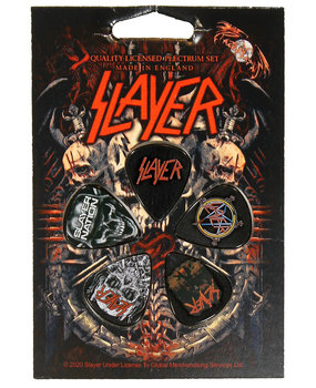 Band Merchandise Slayer-Gitarrenplektren-Paket im Dämonischen Stil Band Merchandise Slayer-Gitarrenplektren-Paket im Dämonischen Stil