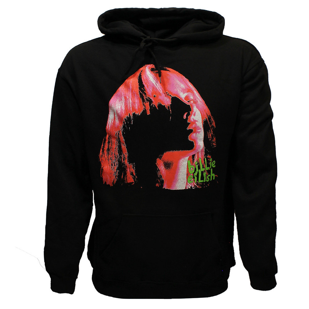 Billie Eilish Neon Shadow Pink Pullover Sweater - Official Merchandise ...