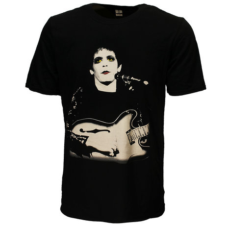 Band Merchandise Lou Reed Bleached Photo T-Shirt - Officiële Merchandise Band Merchandise Lou Reed Bleached Photo T-Shirt - Officiële Merchandise