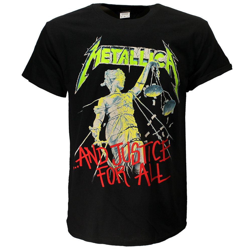 Band Merchandise Metallica And Justice For All Original Album T-Shirt - Official Merchandise Band Merchandise Metallica And Justice For All Original Album T-Shirt - Official Merchandise