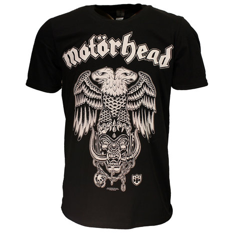 Band Merchandise Motorhead Hiro Double Eagle T-Shirt - Officiële Merchandise Band Merchandise Motorhead Hiro Double Eagle T-Shirt - Officiële Merchandise