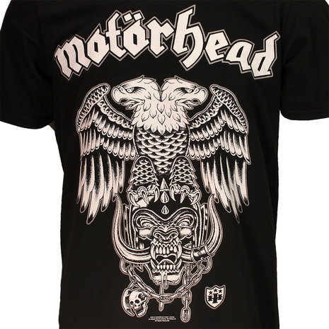 Band Merchandise Motorhead Hiro Double Eagle T-Shirt - Officiële Merchandise Band Merchandise Motorhead Hiro Double Eagle T-Shirt - Officiële Merchandise