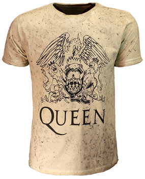 Band Merchandise Queen Crest Dip Dye T-Shirt Band Merchandise Queen Crest Dip Dye T-Shirt