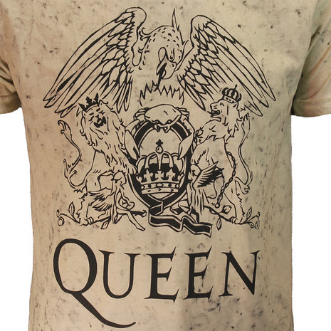 Band Merchandise Queen Crest Dip Dye T-Shirt – Offizielles Merchandise Band Merchandise Queen Crest Dip Dye T-Shirt – Offizielles Merchandise