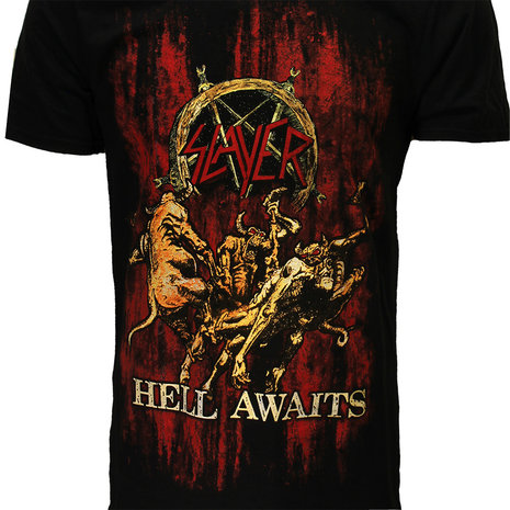 Band Merchandise Slayer Hell Awaits T-Shirt – offizielles Merchandise Band Merchandise Slayer Hell Awaits T-Shirt – offizielles Merchandise