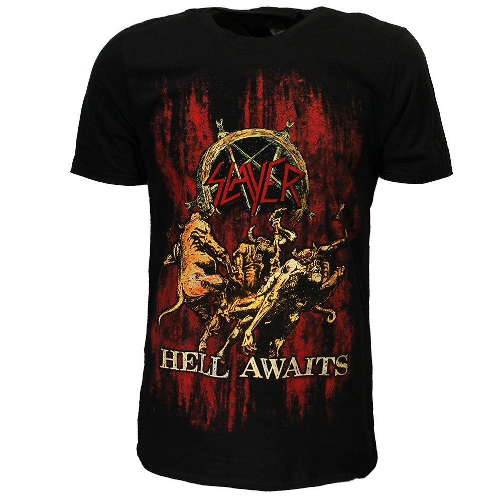 Band Merchandise Slayer Hell Awaits T-Shirt – offizielles Merchandise Band Merchandise Slayer Hell Awaits T-Shirt – offizielles Merchandise