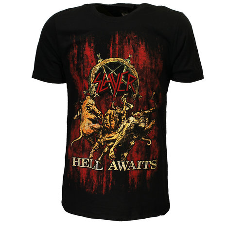 Band Merchandise Slayer Hell Awaits T-Shirt – offizielles Merchandise Band Merchandise Slayer Hell Awaits T-Shirt – offizielles Merchandise