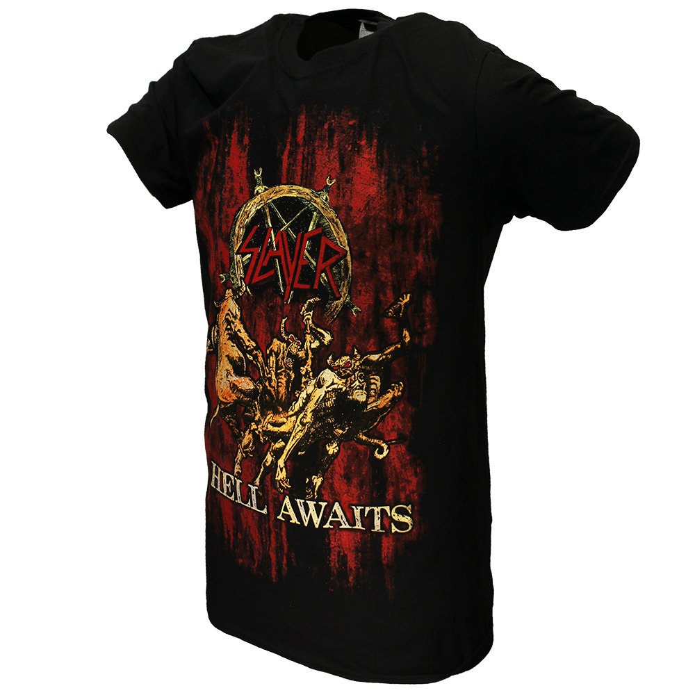 Band Merchandise Slayer Hell Awaits T-Shirt – offizielles Merchandise Band Merchandise Slayer Hell Awaits T-Shirt – offizielles Merchandise