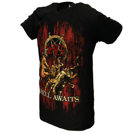 Band Merchandise Slayer Hell Awaits T-Shirt – offizielles Merchandise Band Merchandise Slayer Hell Awaits T-Shirt – offizielles Merchandise