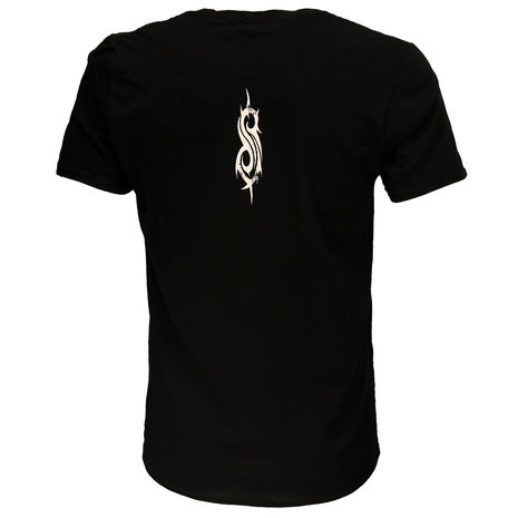 Band Merchandise Slipknot Devil Single Schwarz-Weiß-T-Shirt – Offizielles Merchandise
