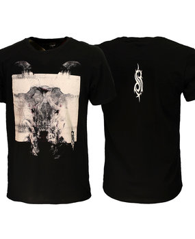 Band Merchandise Slipknot Devil Single Black & White T-Shirt Band Merchandise Slipknot Devil Single Black & White T-Shirt