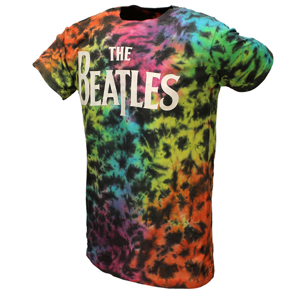 Band Merchandise The Beatles Dip Dye Logo T-Shirt - Officiële Merchandise Band Merchandise The Beatles Dip Dye Logo T-Shirt - Officiële Merchandise