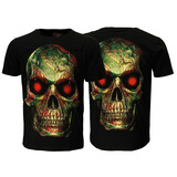 Totenkopf mit Septum Dragon Tattoo T-Shirt Totenkopf mit Septum Dragon Tattoo T-Shirt