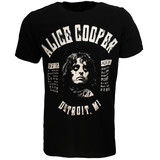 Band Merchandise Alice Cooper School's Out Songtext-T-Shirt