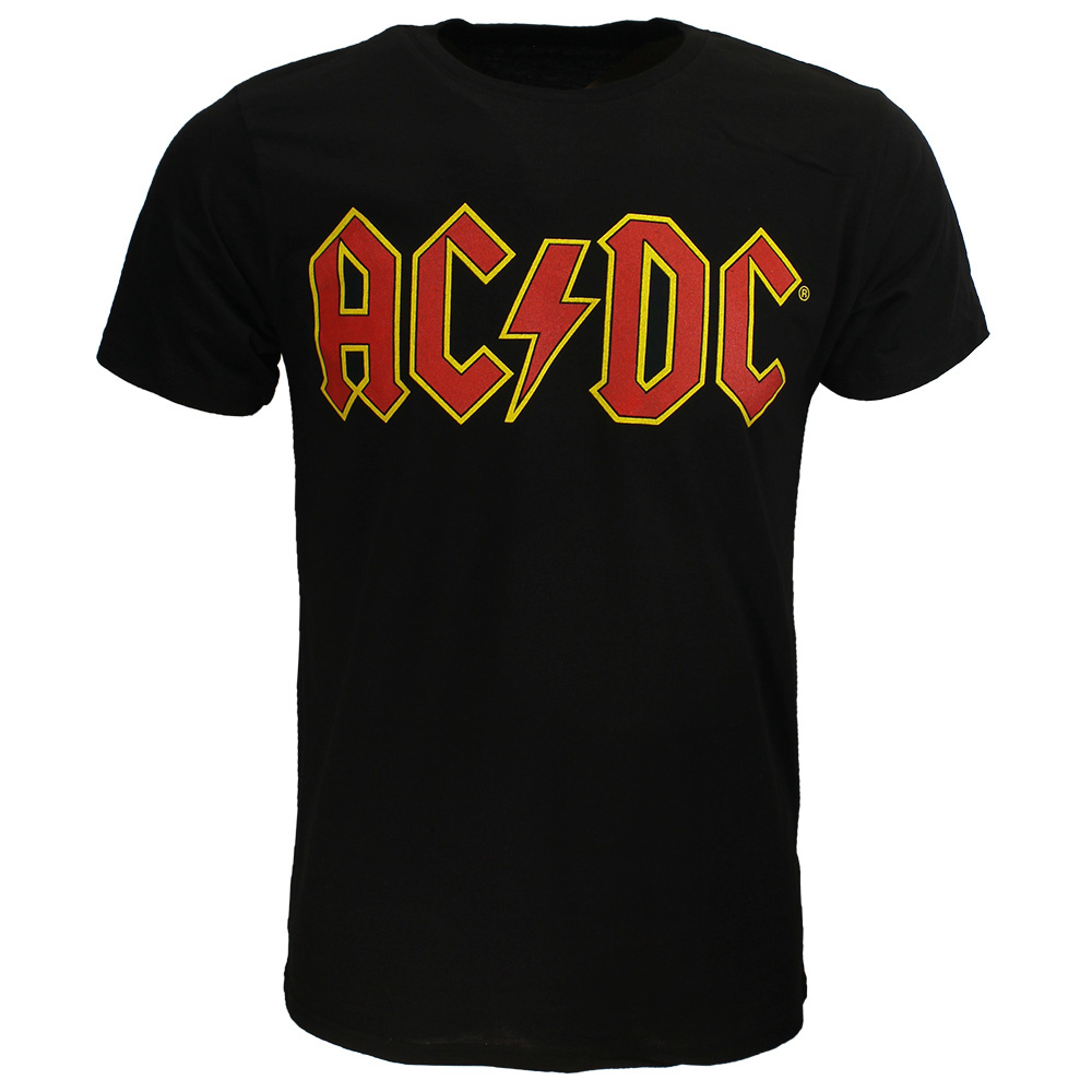 AC/DC Massive Logo Offizielles Band-T-Shirt – Offizielles Merchandise ...