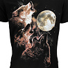 Rock Eagle / Biker T-Shirts Wolf Pack Howling At Full Moon T-Shirt - Official Merchandise Rock Eagle / Biker T-Shirts Wolf Pack Howling At Full Moon T-Shirt - Official Merchandise