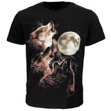 Wolf Pack Howling At Full Moon T-Shirt Wolf Pack Howling At Full Moon T-Shirt
