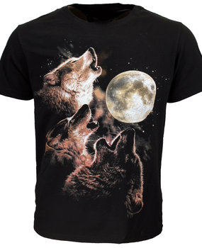 Wolf Pack Howling At Full Moon T-Shirt Wolf Pack Howling At Full Moon T-Shirt
