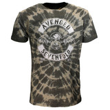 Band Merchandise Avenged Sevenfold a7x Deathbat Crest Dip Dye T-Shirt