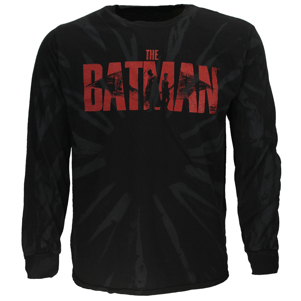 Batman Batman Logo Dip Dye Longsleeve T-Shirt - Officiële Merchandise Batman Batman Logo Dip Dye Longsleeve T-Shirt - Officiële Merchandise