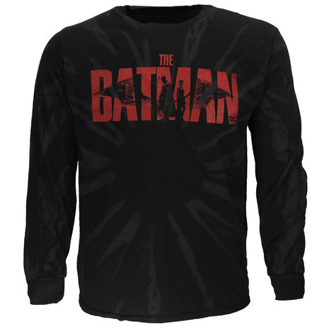 Batman Batman Logo Dip Dye Longsleeve T-Shirt - Officiële Merchandise Batman Batman Logo Dip Dye Longsleeve T-Shirt - Officiële Merchandise
