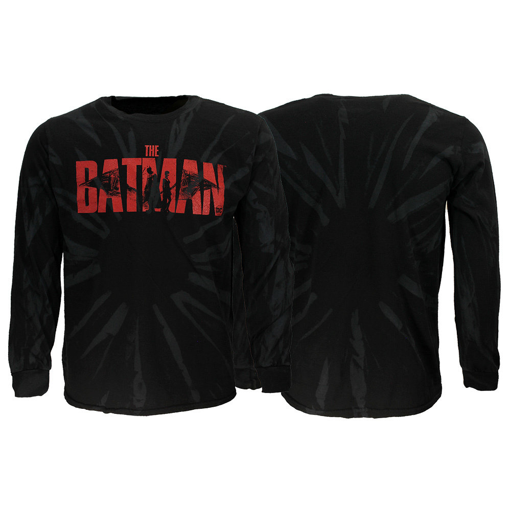 Batman Batman Logo Dip Dye Longsleeve T-Shirt - Officiële Merchandise Batman Batman Logo Dip Dye Longsleeve T-Shirt - Officiële Merchandise
