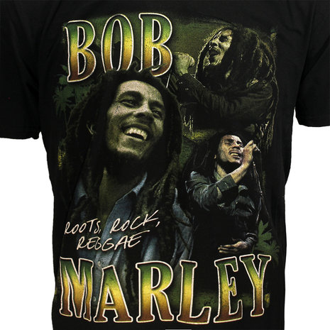 Band Merchandise Bob Marley Roots Rock Reggae T-Shirt - Officiële Merchandise Band Merchandise Bob Marley Roots Rock Reggae T-Shirt - Officiële Merchandise