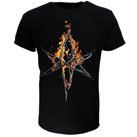 Band Merchandise Bring Me The Horizon Flaming Hex T-Shirt - Officiële Merchandise Band Merchandise Bring Me The Horizon Flaming Hex T-Shirt - Officiële Merchandise