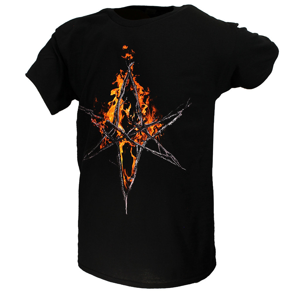 Band Merchandise Bring Me The Horizon Flaming Hex T-Shirt - Officiële Merchandise Band Merchandise Bring Me The Horizon Flaming Hex T-Shirt - Officiële Merchandise
