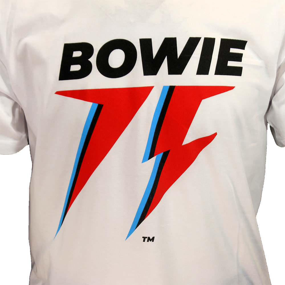 Band Merchandise T-Shirt zum 75-jährigen Jubiläum von David Bowie – offizielles Merchandise Band Merchandise T-Shirt zum 75-jährigen Jubiläum von David Bowie – offizielles Merchandise