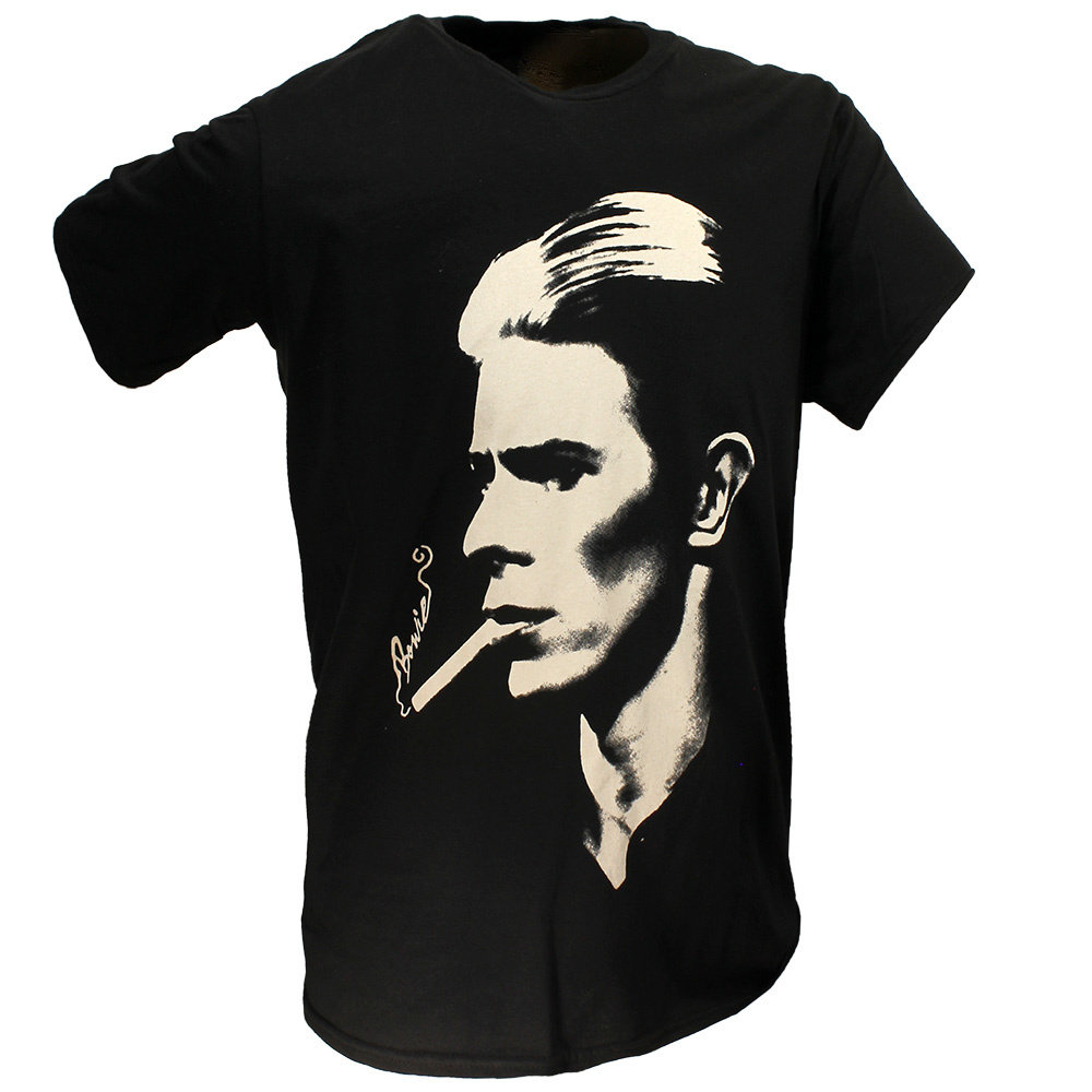Band Merchandise David Bowie Smoke Portrait T-Shirt - Officiële Merchandise